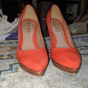 Multicolor Python Pixel Troca 140 Peep Toe Heels
